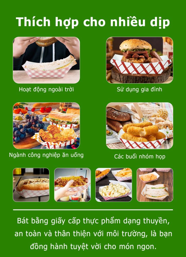 Khay giấy trắng