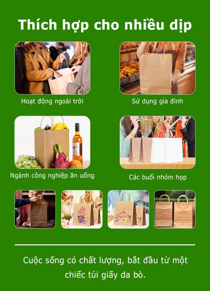 Xưởng sản xuất túi giấy Kraft