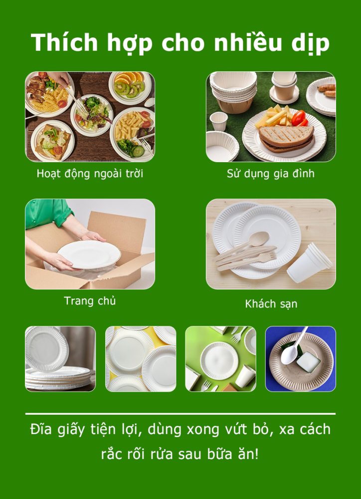 Đĩa giấy nhỏ