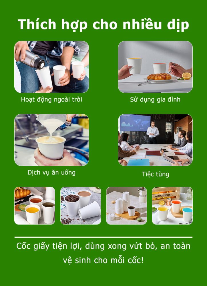 Ly giấy giải nhiệt