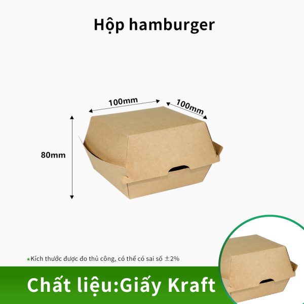 Hộp burger giấy
