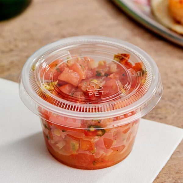 Hộp đựng nước chấm nắp rời 4oz