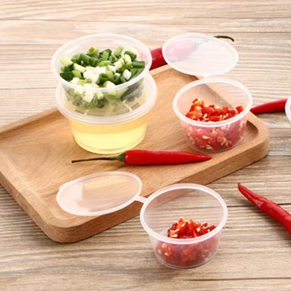 Hộp đựng nước chấm nhựa PP 2oz