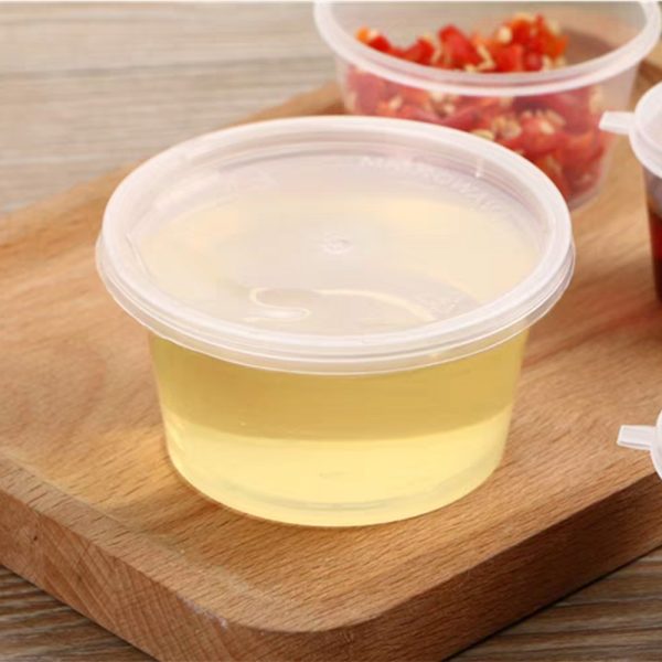 Hộp đựng nước chấm nhựa PP trong