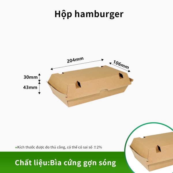 Hộp fast food giấy sóng