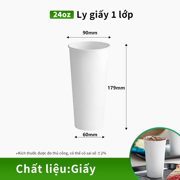 Ly giấy 24oz