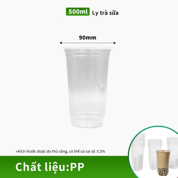 Ly nhựa dày dặn 500ml