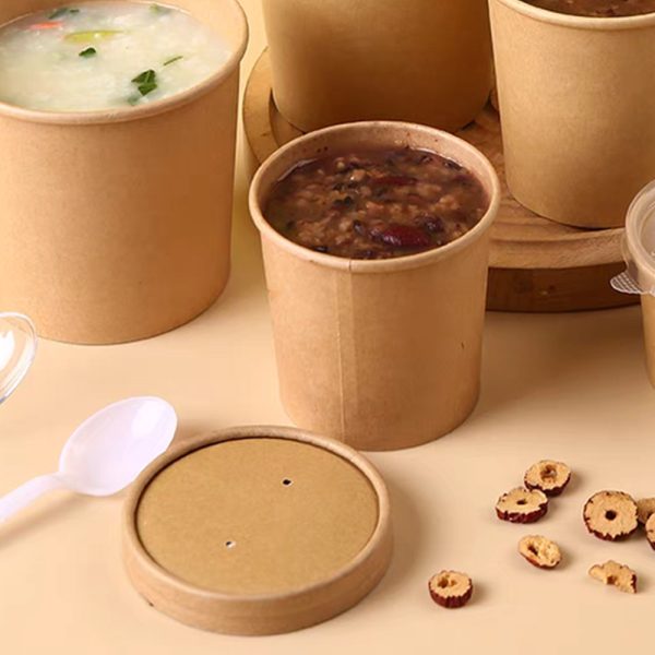 Nắp tô giấy in logo