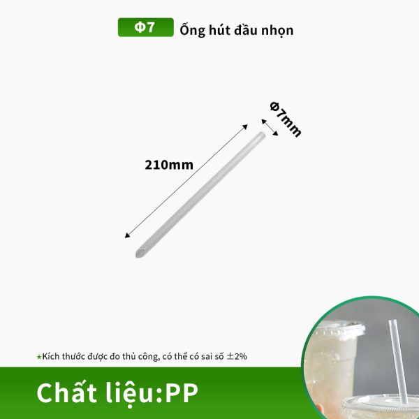 Ống hút PP chịu nhiệt