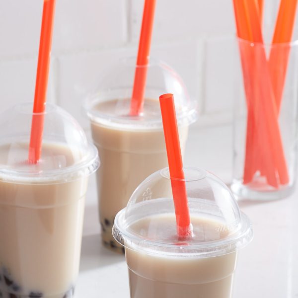 Ống hút nhựa màu đỏ giá sỉ