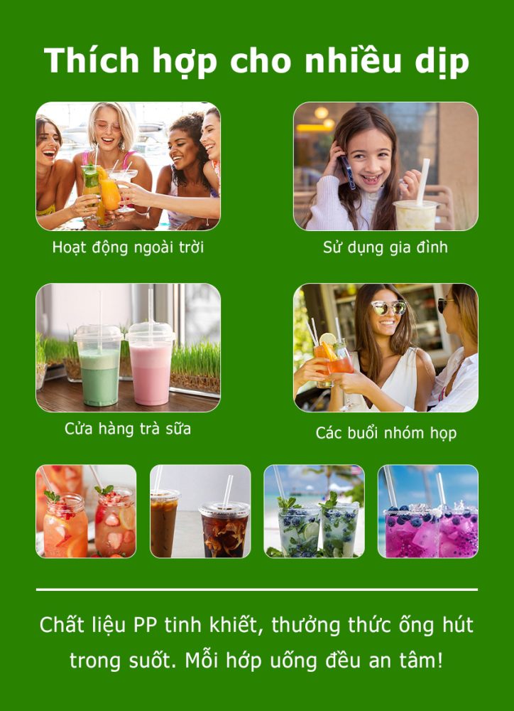 Ống hút nhà hàng cao cấp