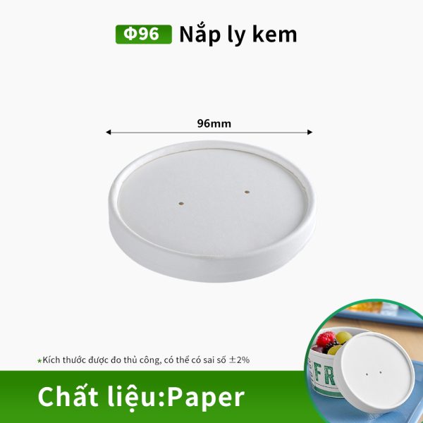 Phụ kiện ly kem phân hủy sinh học