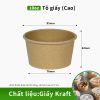 Tô giấy Kraft 10OZ