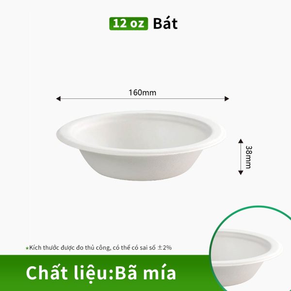 bát bã mía dùng một lần