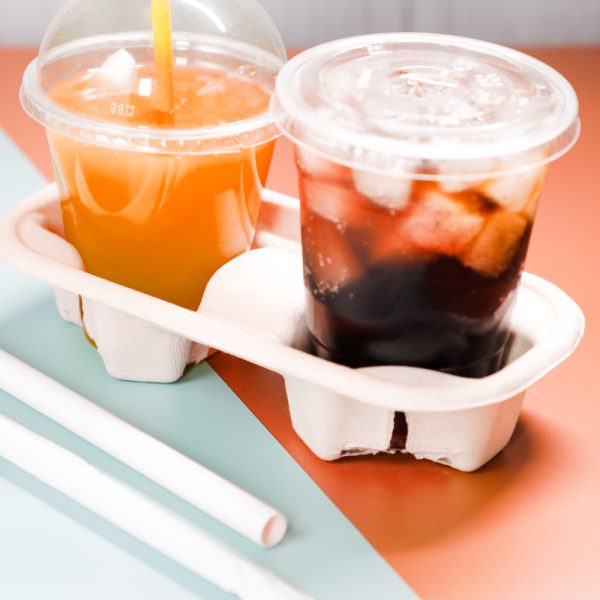 khay đựng ly bã mía bền chắc 1