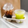 khay đựng ly bã mía đẹp 1