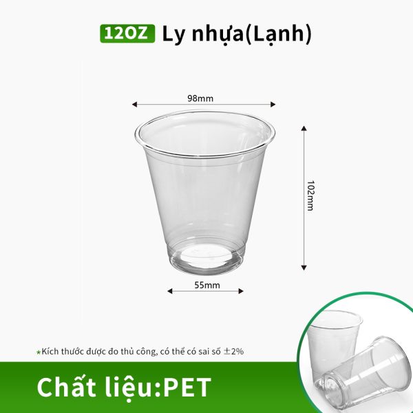 ly nhựa PET bền đẹp