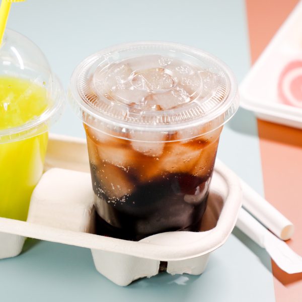 nắp bằng PET cho trà sữa