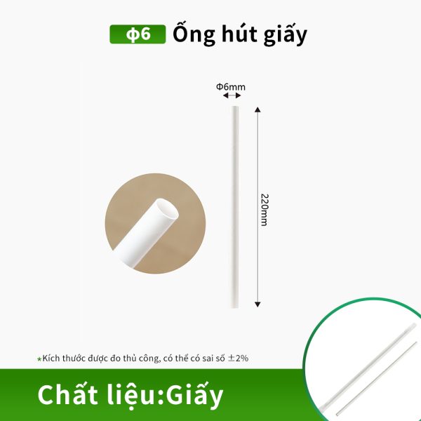 ống hút giấy in logoin ống hút giấy