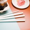 ống hút giấy trắng dùng một lần